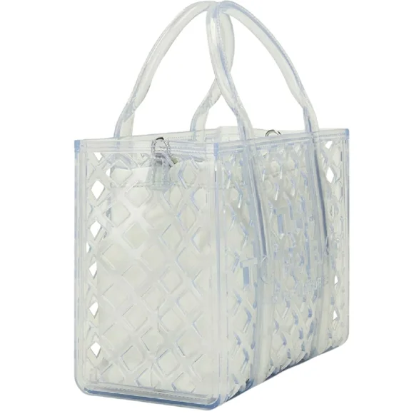NWT! Marc Jacobs Authentic THE JELLY TOTE - Clear Transparent Tote / Crossbody - Picture 9 of 16